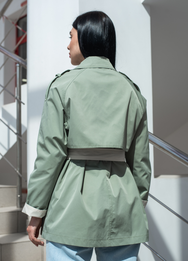 Тренч женский с поясом  модель № 22892 универмаг малина