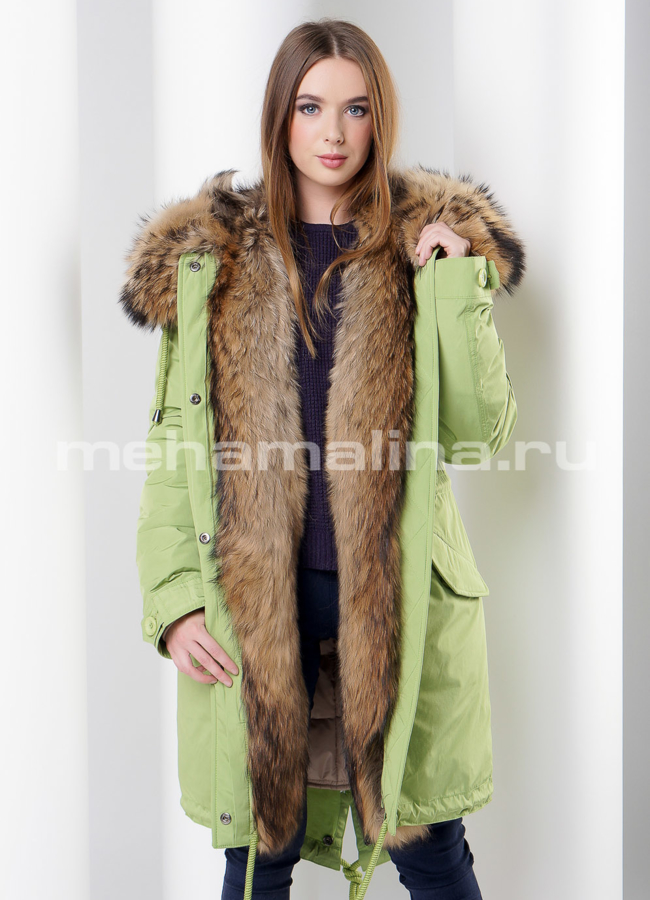 Парка Malina siberian wear модель № П-271 меха малина