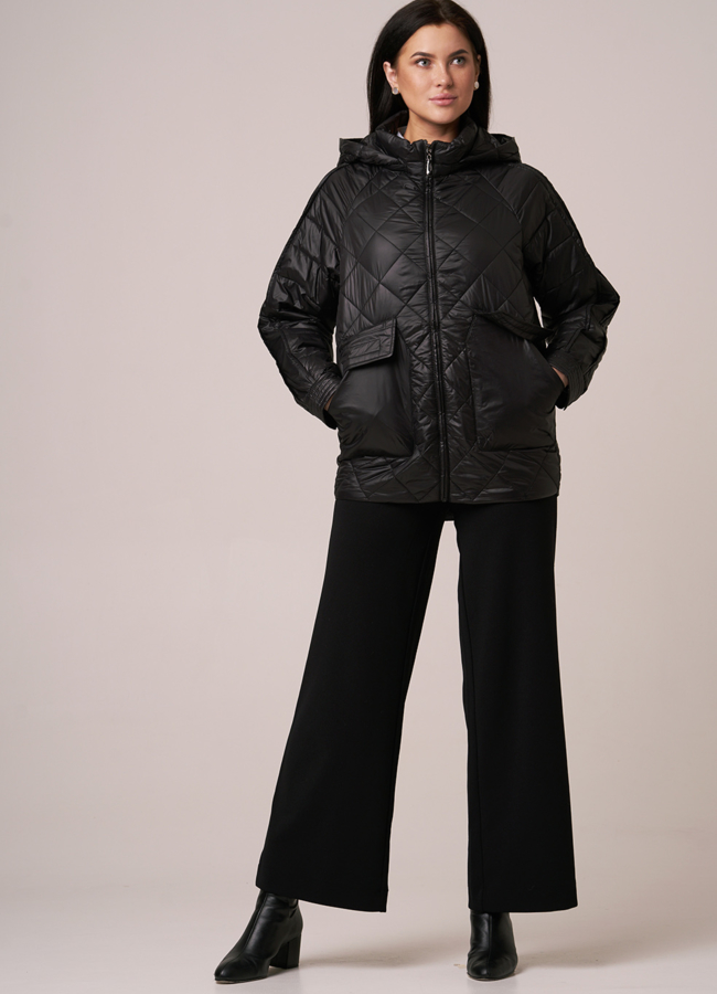 фото Демисезонная куртка с капюшоном модель № 201