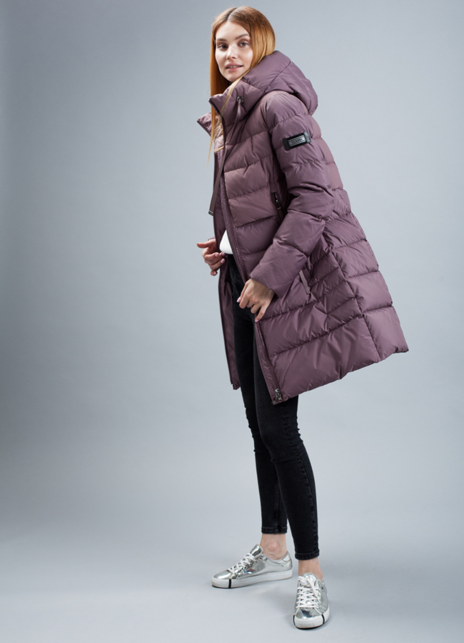 Пуховик женский модель № П-320 универмаг малина