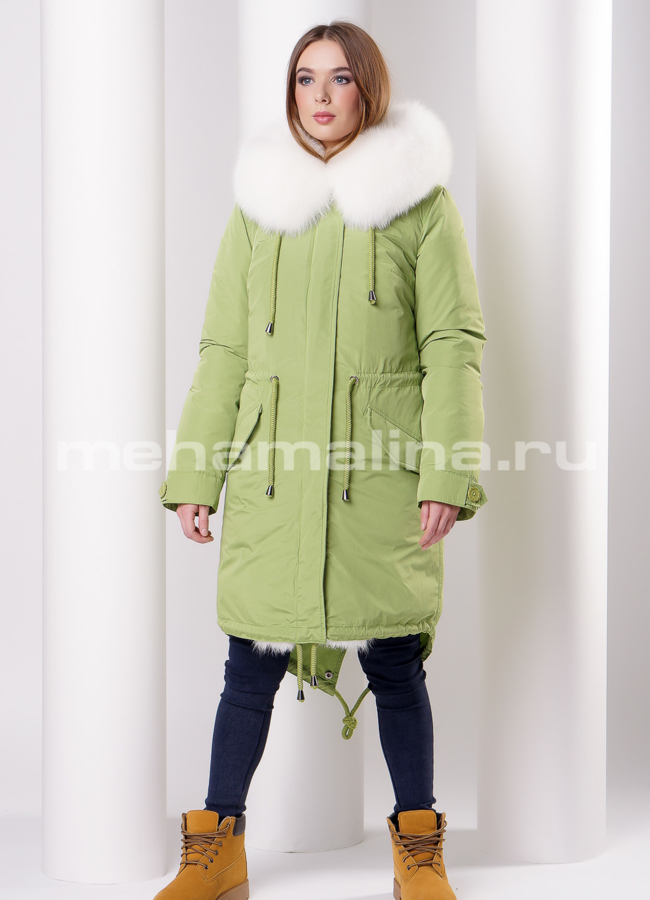 Парка с мехом Malina siberian wear модель № П-272 в рассрочку