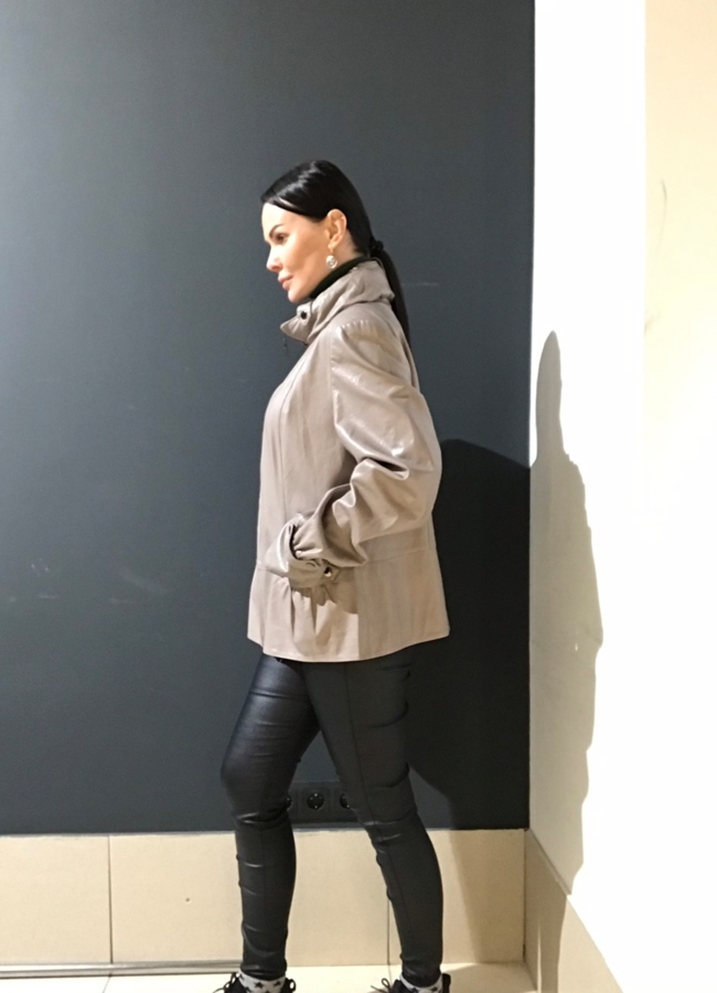 Куртка женская из эко кожи модель № 633 в кредит