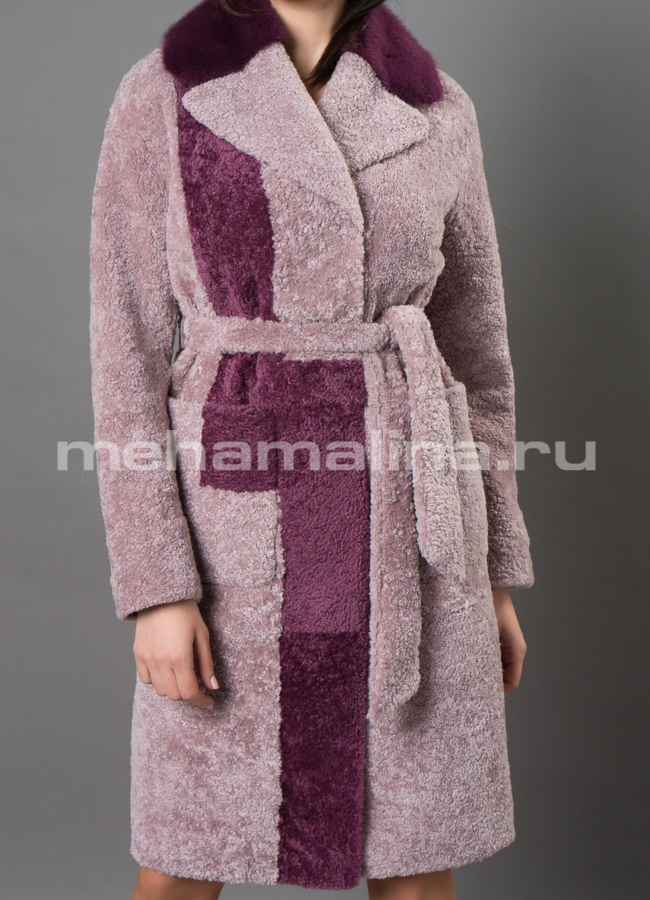 Дубленка Emilia Rinzi из астрагана модель № 3214-100 универмаг малина