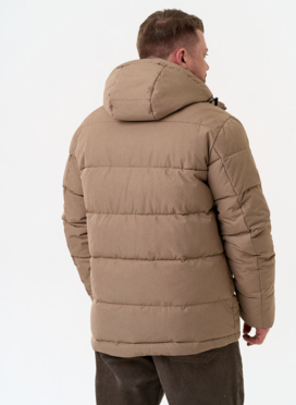 Мужской пуховик с капюшоном 