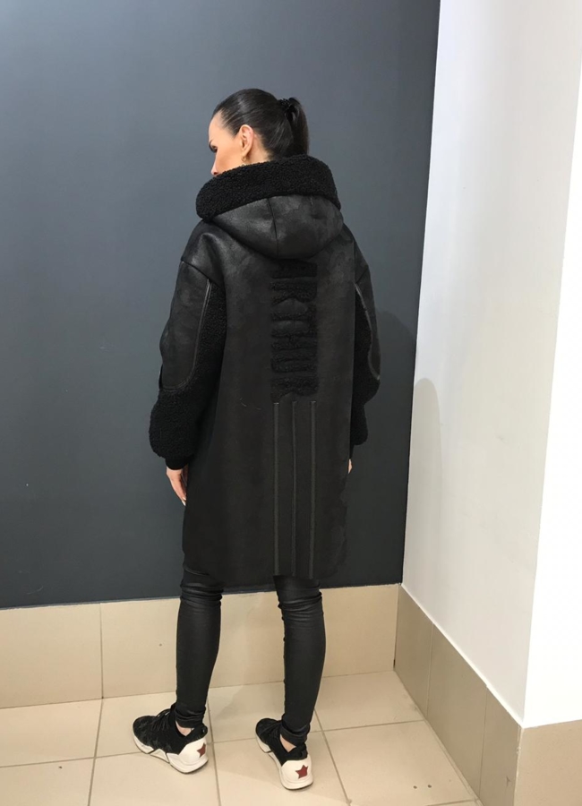 фото Эко дубленка модель № 9502