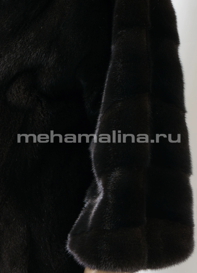 Шуба из норки модель № S-643 универмаг малина