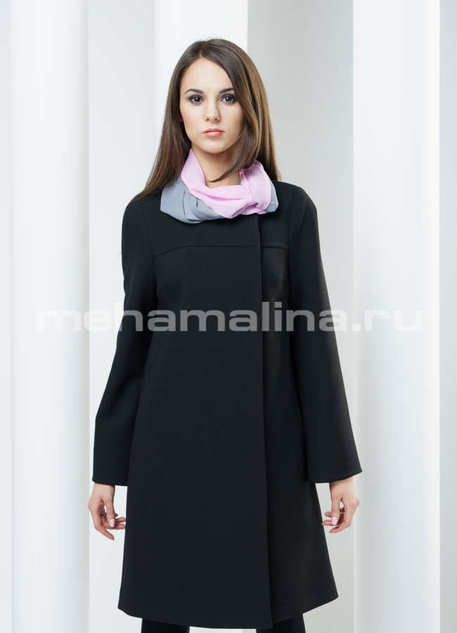 фото Пальто женское, цвет черный модель № BP-12 фото Пальто женское, цвет черный модель № BP-12