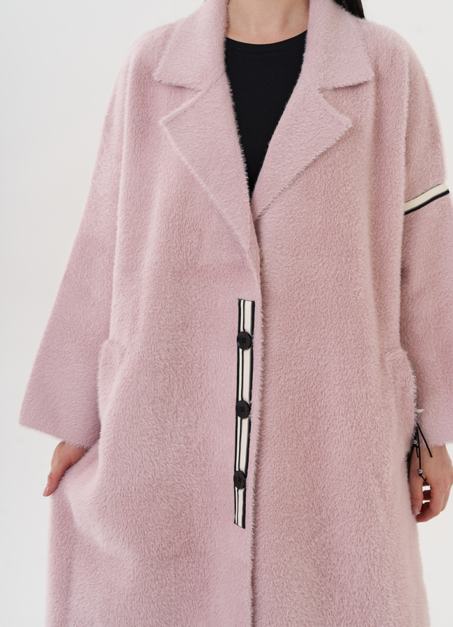 Светлый кардиган оверсайз модель № 22482 в рассрочку