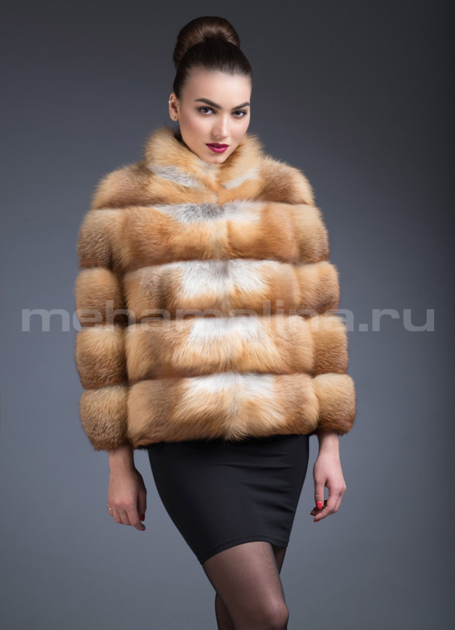 Шуба из лисы 