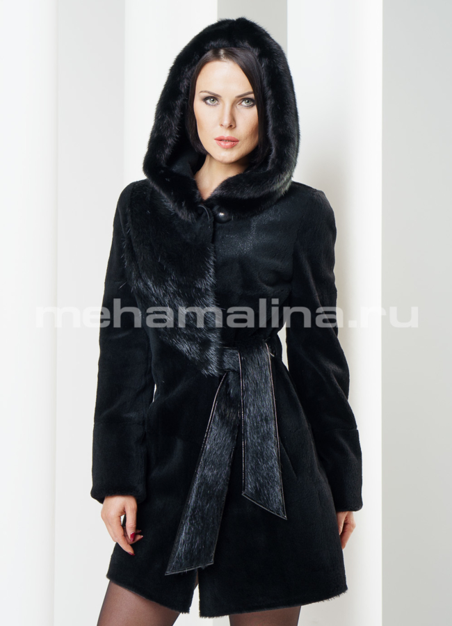 Шуба из нутрии 