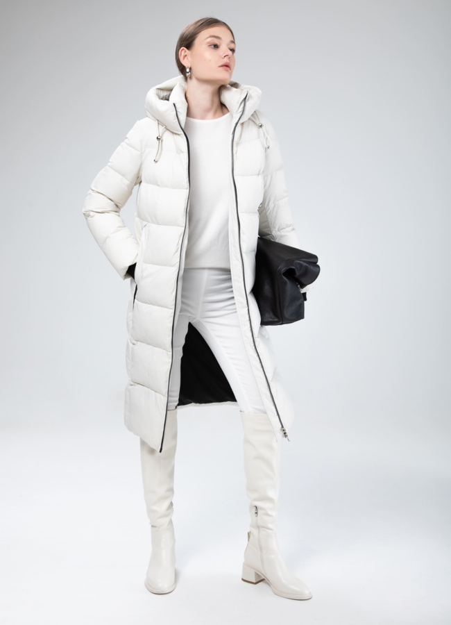 Пуховик женский  модель № 25801 в кредит