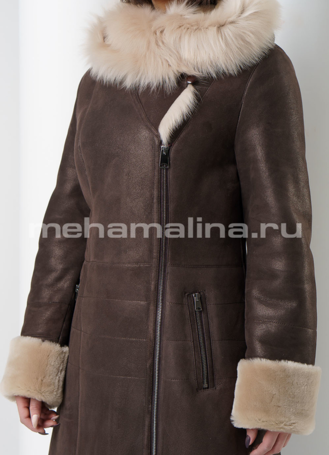 Дубленка  модель № D-189 универмаг малина