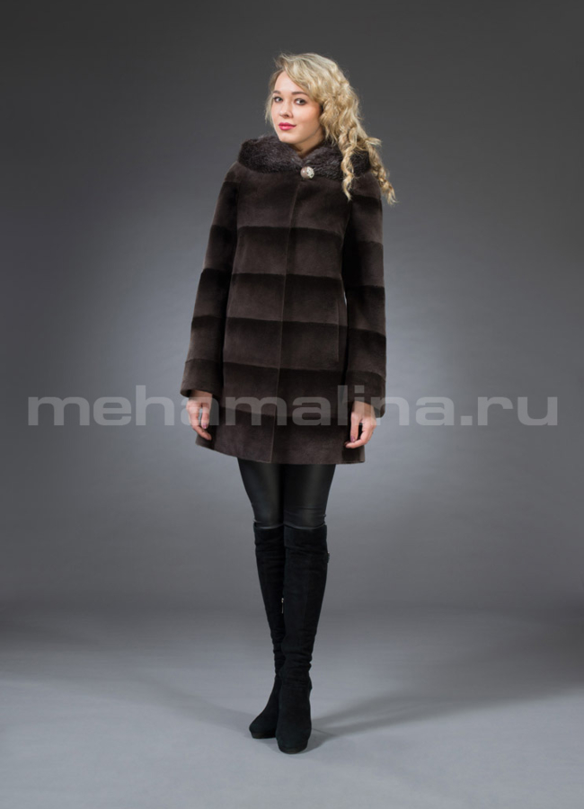 Шуба из нутрии 