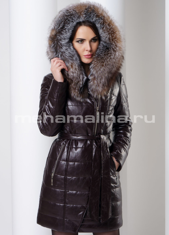 фото Пуховик с капюшоном модель № 8779