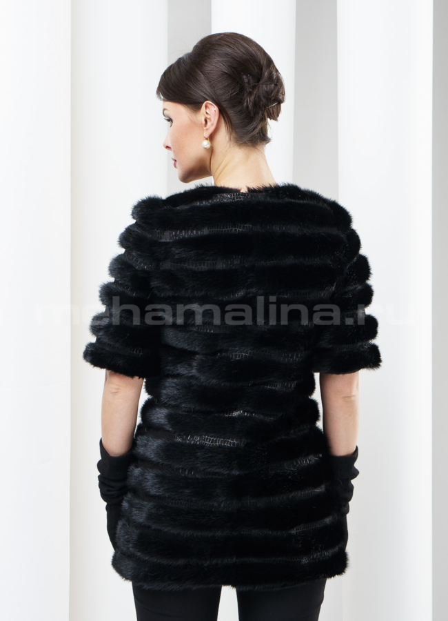 Жилет из норки  модель № M-14  в кредит