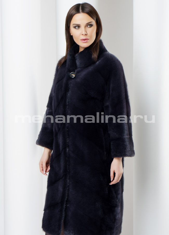 Шуба из норки  модель № S-557 универмаг малина