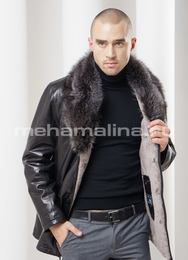 фото Дубленка мужская модель № DM-96