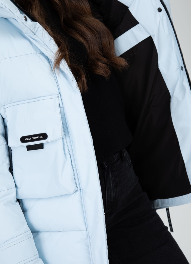 Куртка женская с капюшоном  модель № 25775 универмаг малина