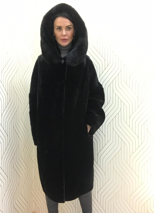фото Шуба из мутона модель № Р-87