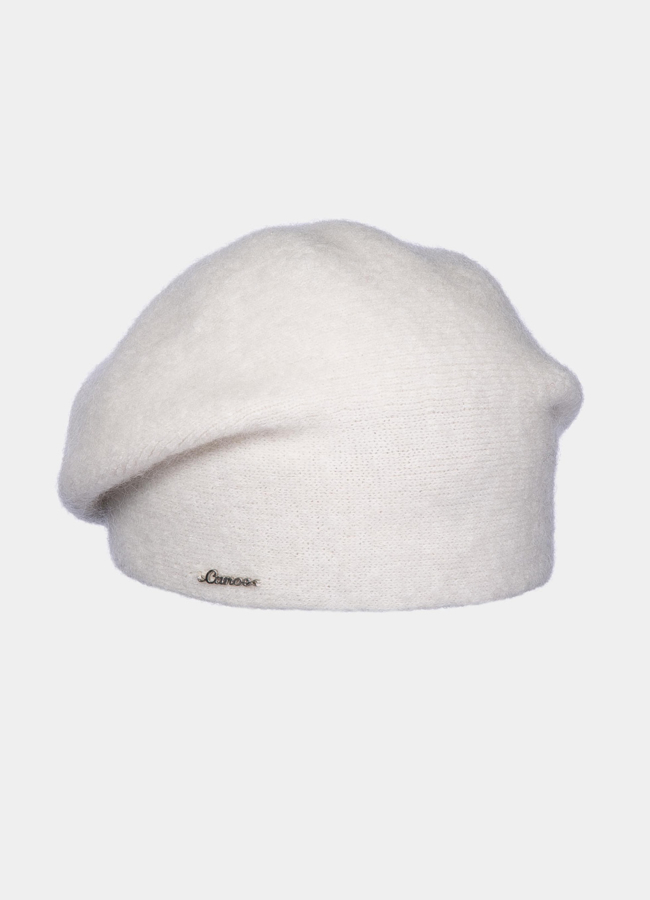 Берет  модель № А-89 меха малина