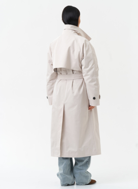 Длинный женский плащ 