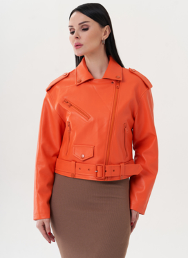 Укороченная куртка с английским воротником