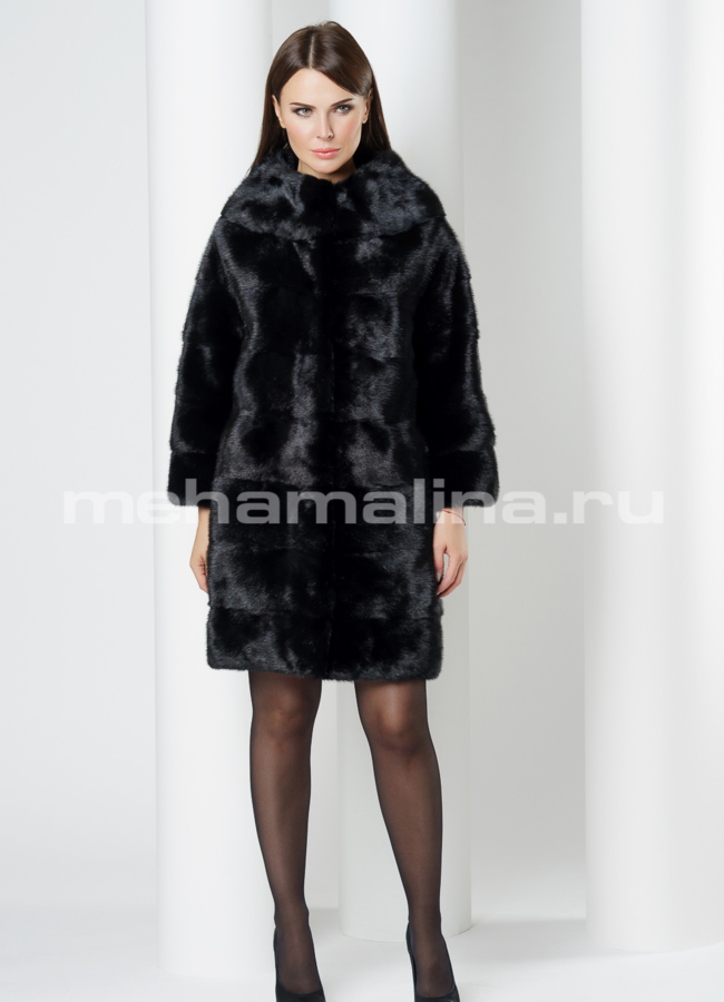 Шуба из норки модель № S-636 в рассрочку