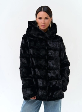 Шуба из меха норки