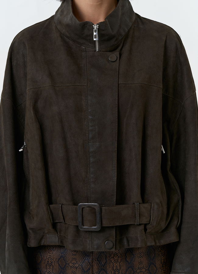 Женская двухсторонняя куртка из натуральной кожи модель № 32538 универмаг малина