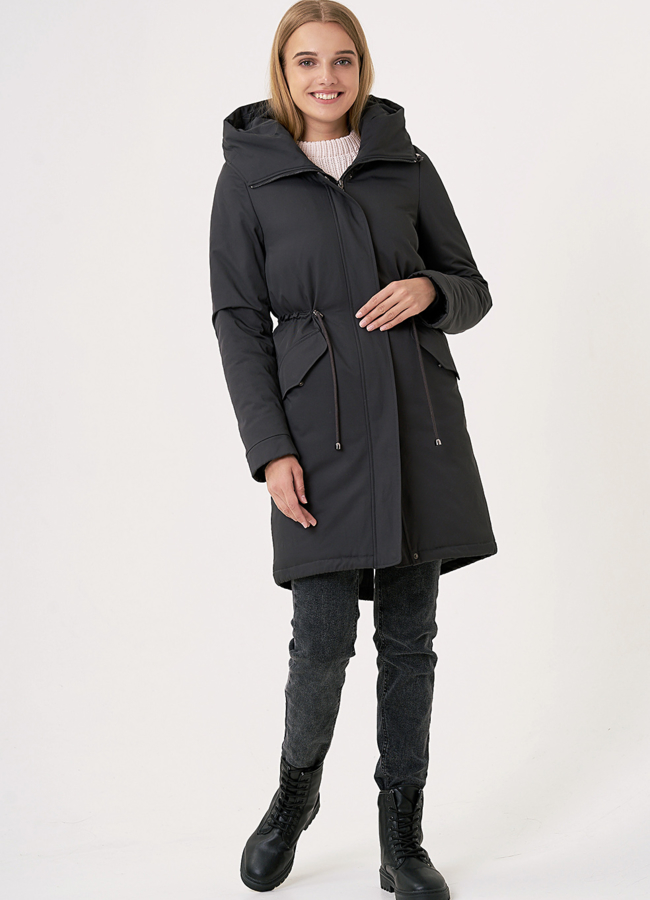 Парка с мехом чернобурки модель № 21806 в рассрочку