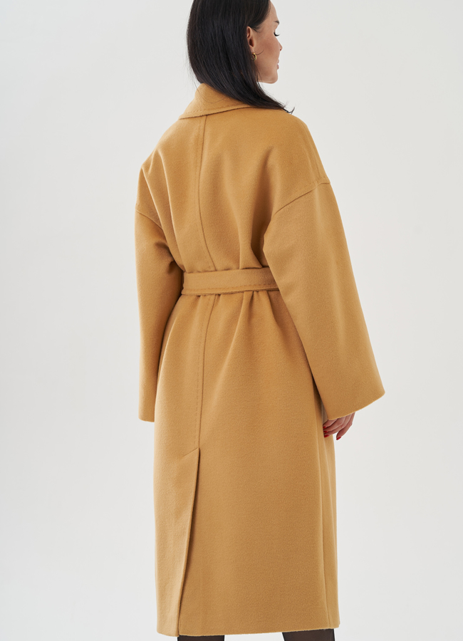 Пальто женское с английским воротником модель № 81255 универмаг малина