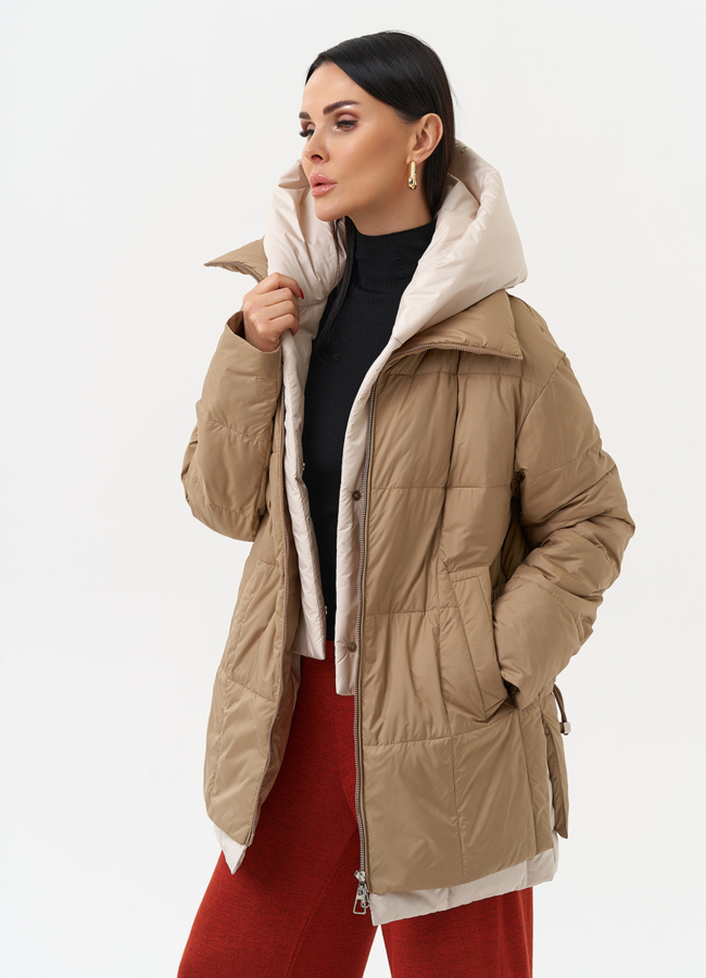 фото Женская куртка со съемным капюшоном модель № 29939