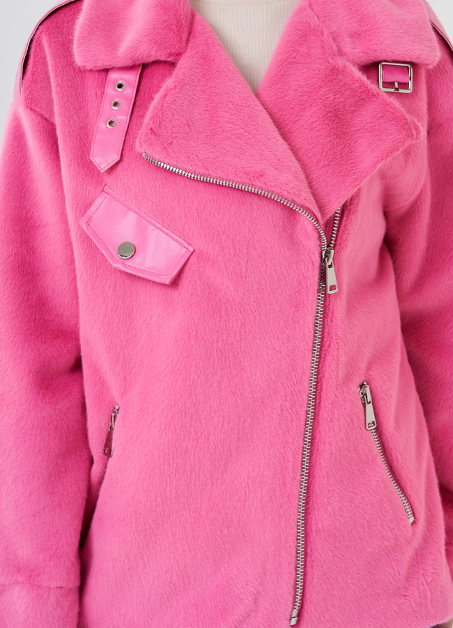 Женская куртка - косуха  модель № 24123 универмаг малина