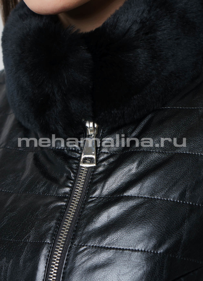 Куртка из эко кожи модель № 7907 универмаг малина