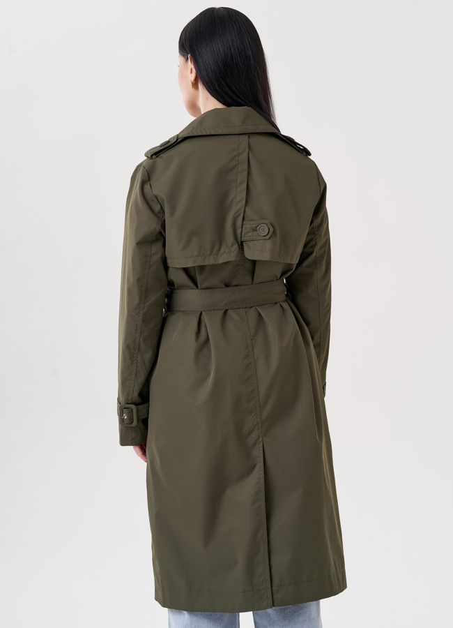 Женский плащ с английским воротником  модель № 24477 универмаг малина