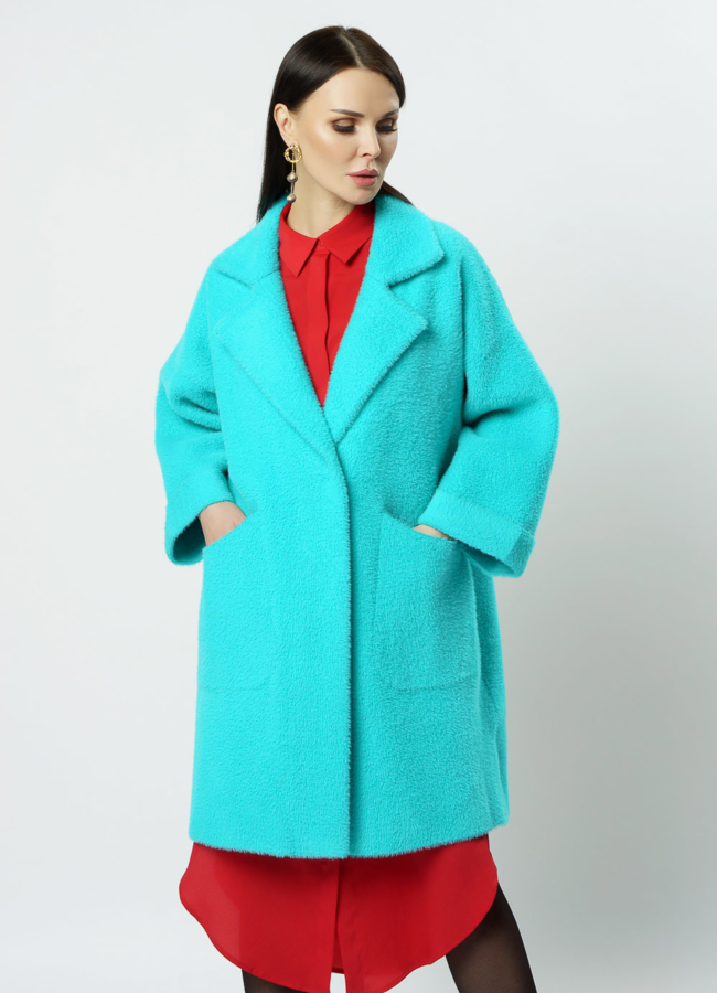 Кардиган в бирюзовом цвете модель № 990 универмаг малина