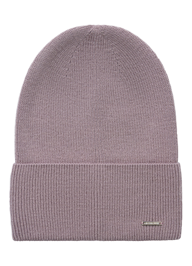 Шапка женская в нежно розовом цвете модель № 12304 в рассрочку