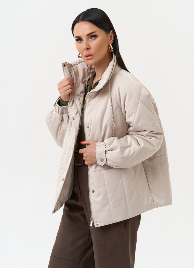 Женская утепленная куртка с воротником стойкой модель № 30036 универмаг малина