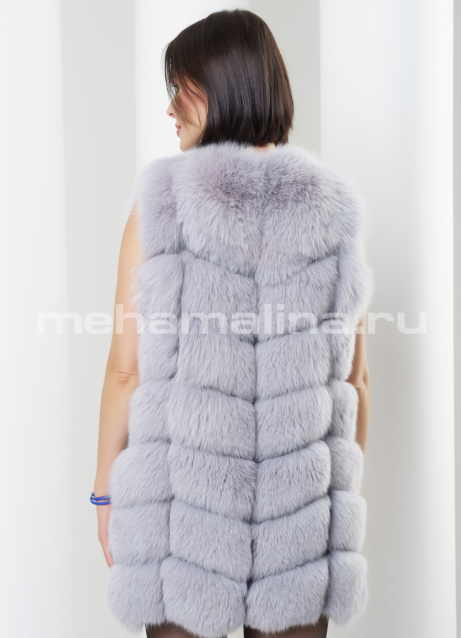 Песцовый жилет модель № M-107 в кредит
