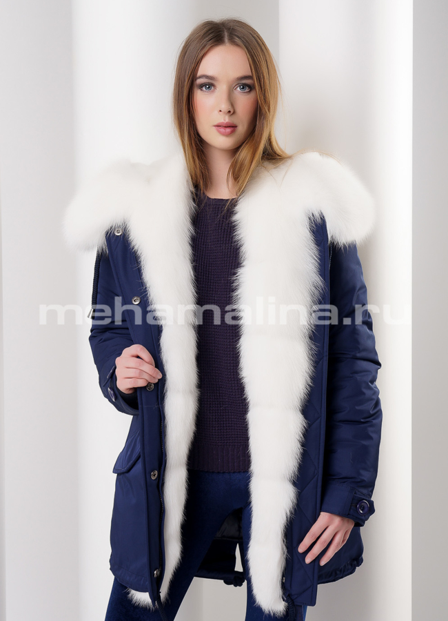 Парка Malina siberian wear модель № П-279 меха малина