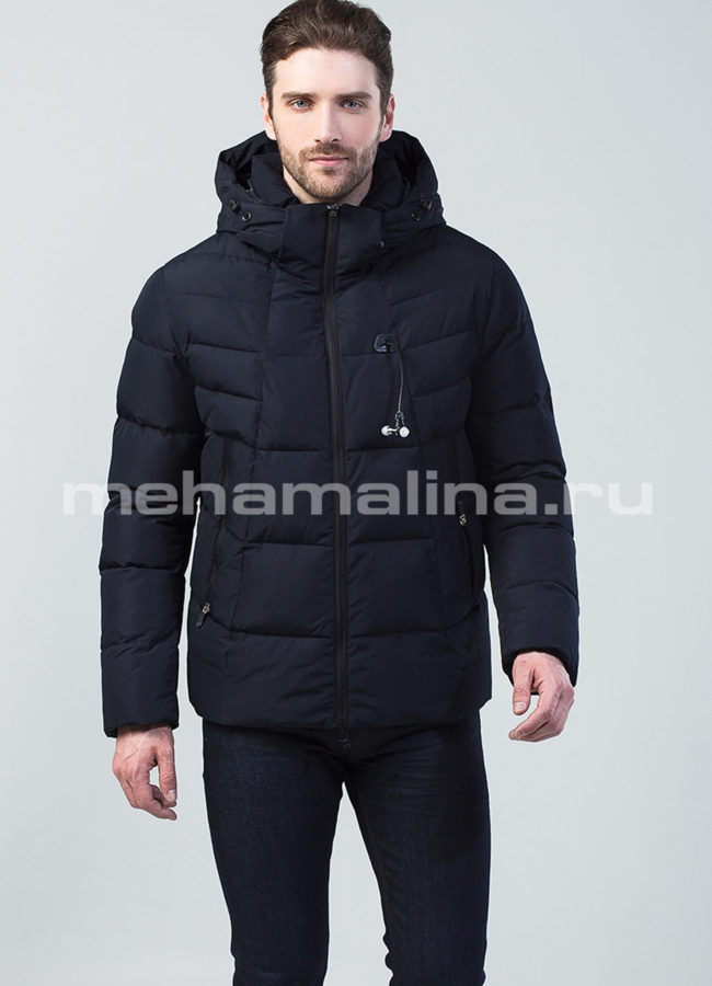 Зимняя куртка со встроенными наушниками модель № КМ-48 меха малина