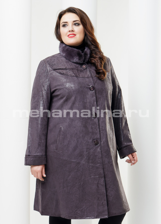 Плащ на пуговицах модель № K-293 в кредит