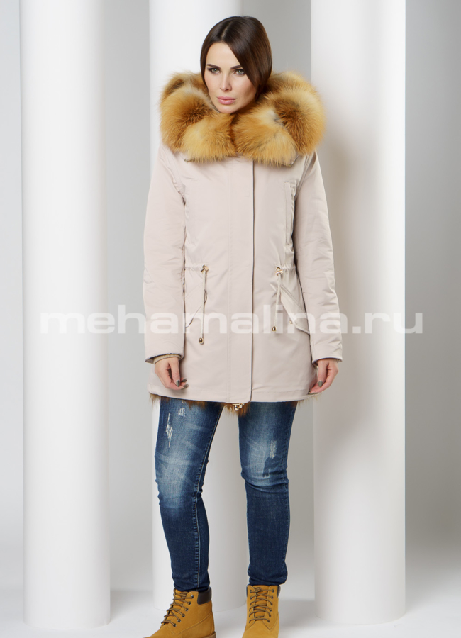 Меховая парка модель № П-307 в рассрочку