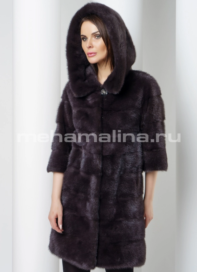 Шуба поперечная  модель № S-561 универмаг малина