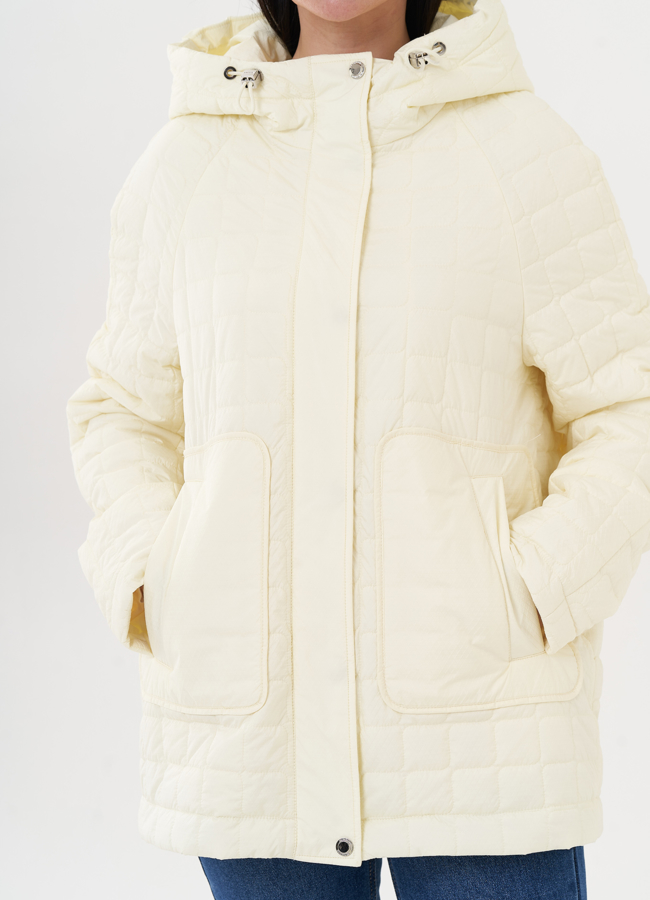 Женская куртка с капюшоном модель № 27014 универмаг малина