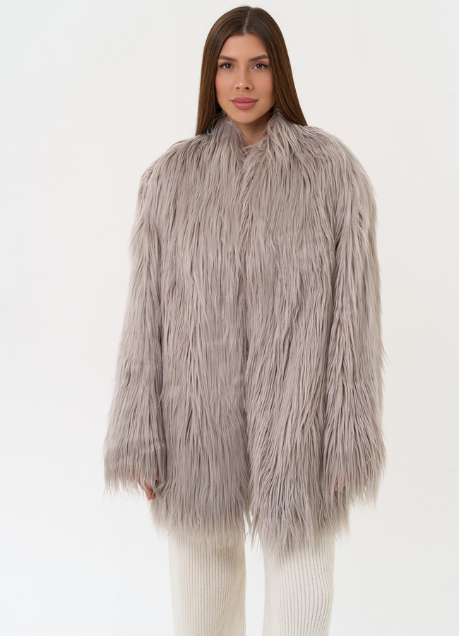 Женская шуба из эко меха с декоративным поясом модель № 31529 в рассрочку Женская шуба из эко меха с декоративным поясом модель № 31529 в рассрочку