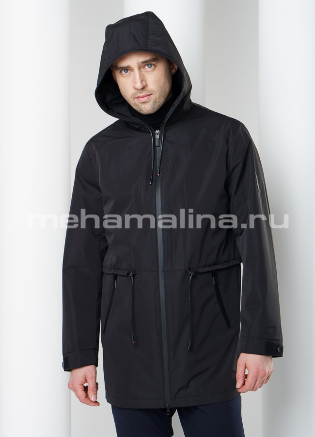 Мужская куртка с капюшоном модель № KP-204 универмаг малина