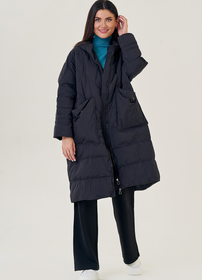 Женский пуховик оверсайз Malina Siberian модель № 23232 универмаг малина