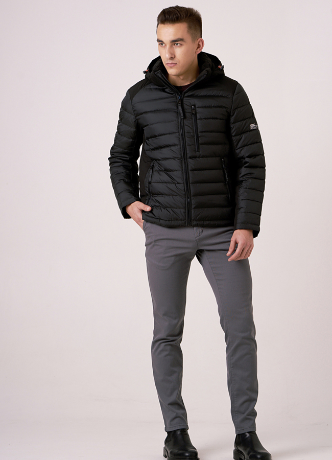 фото Мужская куртка со съемным капюшоном модель № 775