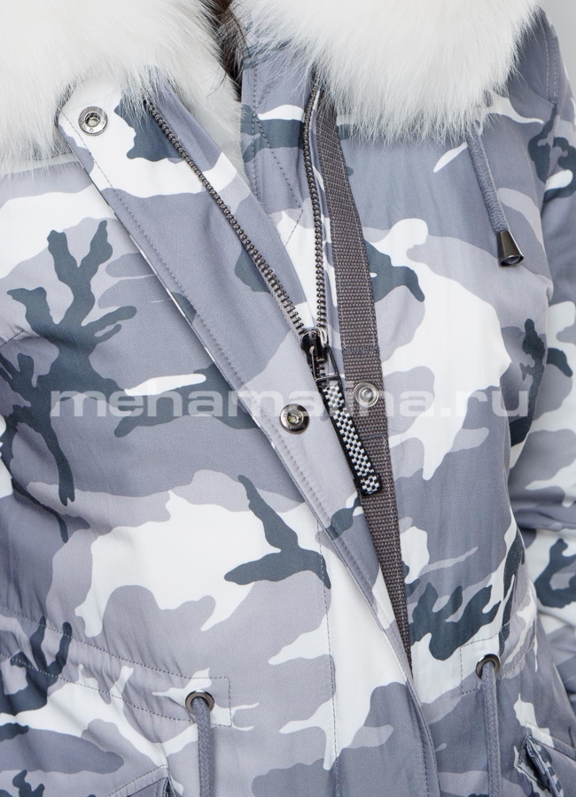 Меховая парка модель № П-209 универмаг малина